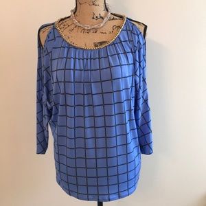 Michael Kors split sleeve blouse